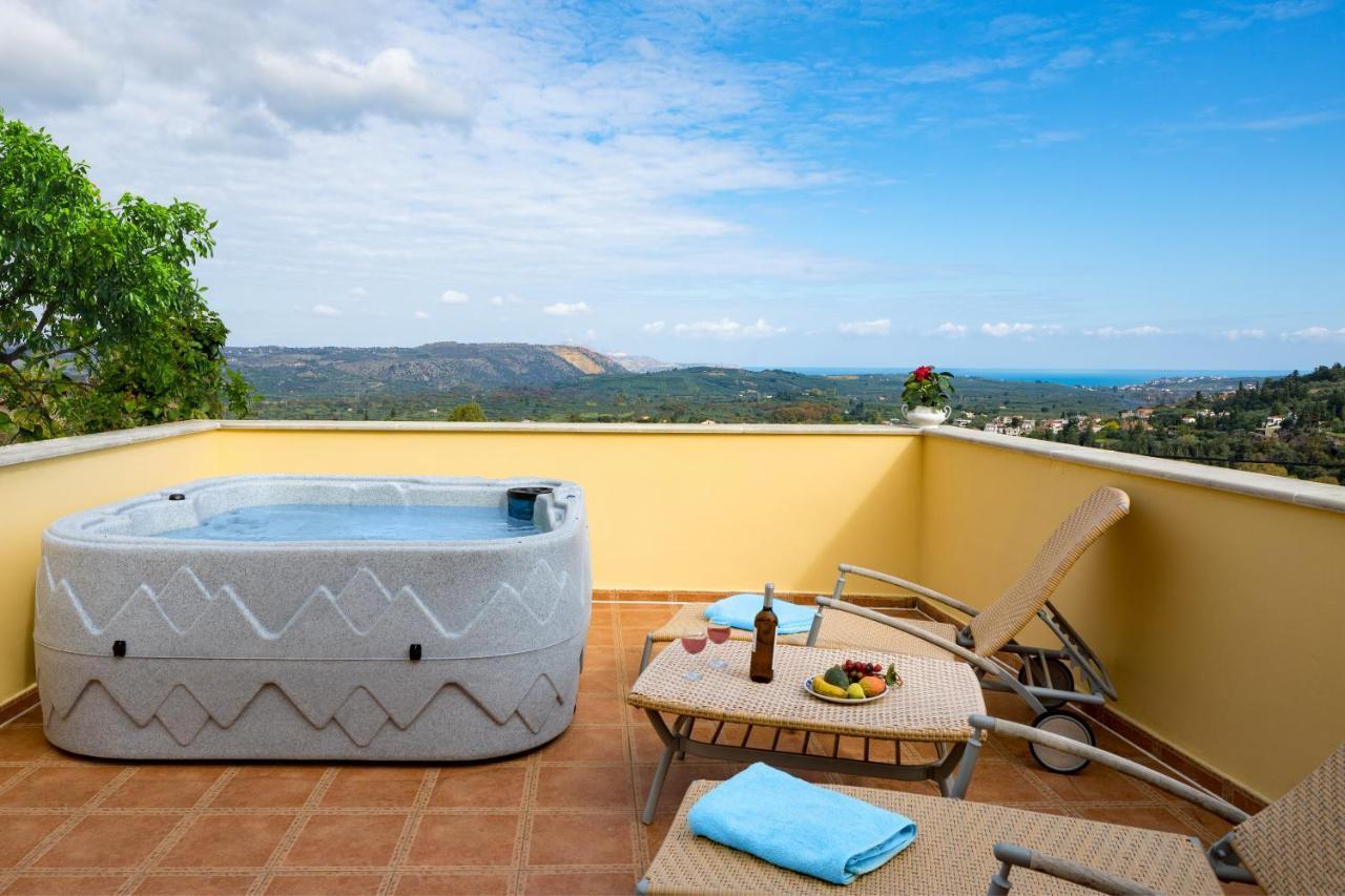 Villa Erontas - Private Heated Jacuzzi Makhairoí Exterior foto